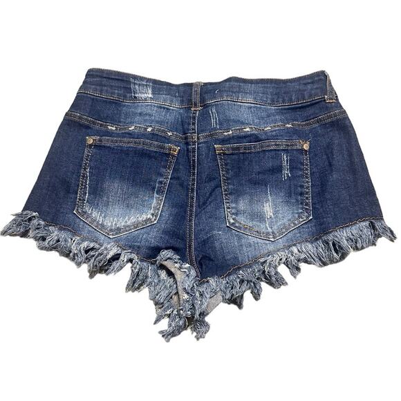 Altar'd State Cut Off Denim Jean Shorts Size 3 - Picture 2 of 5